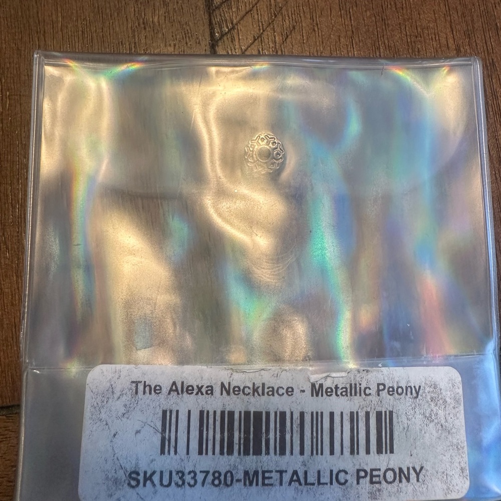 By Alexa Rae "Alexa" Necklace in metallic peony - Picture 3 of 3